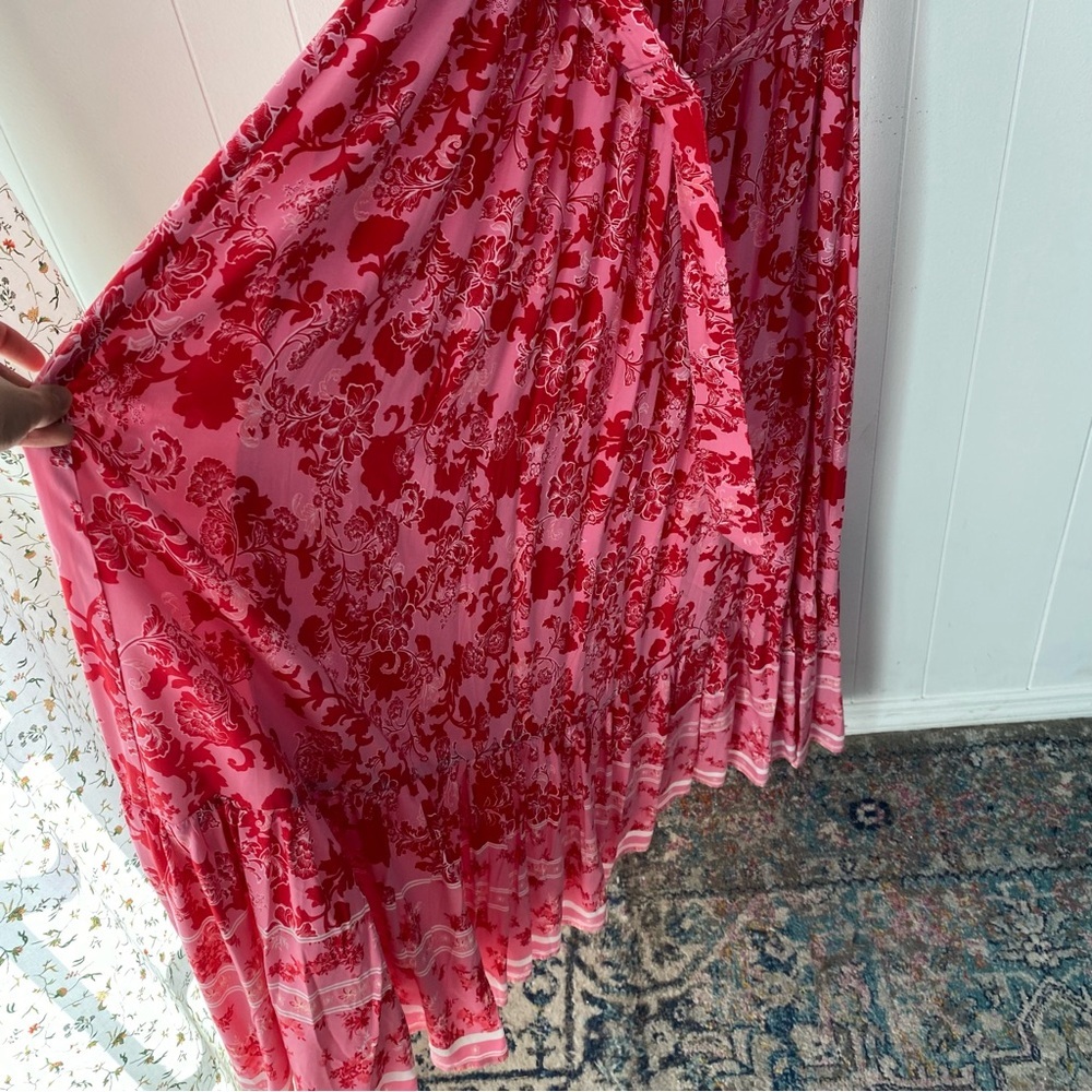 Sugarlips Aiza Floral Otis Off The Shoulder Maxi Dress Curve Size 2X New! - Picture 9 of 15
